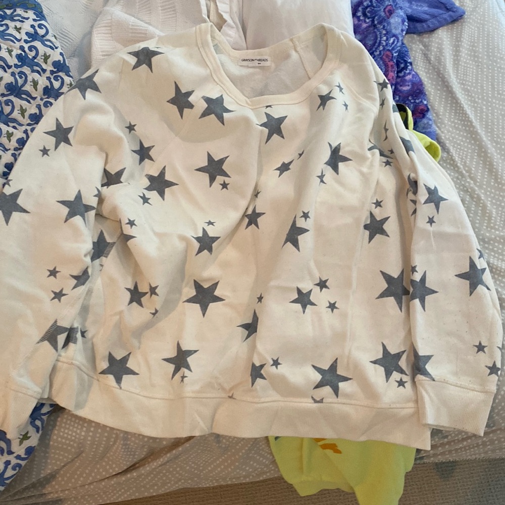 Preppy star sweater